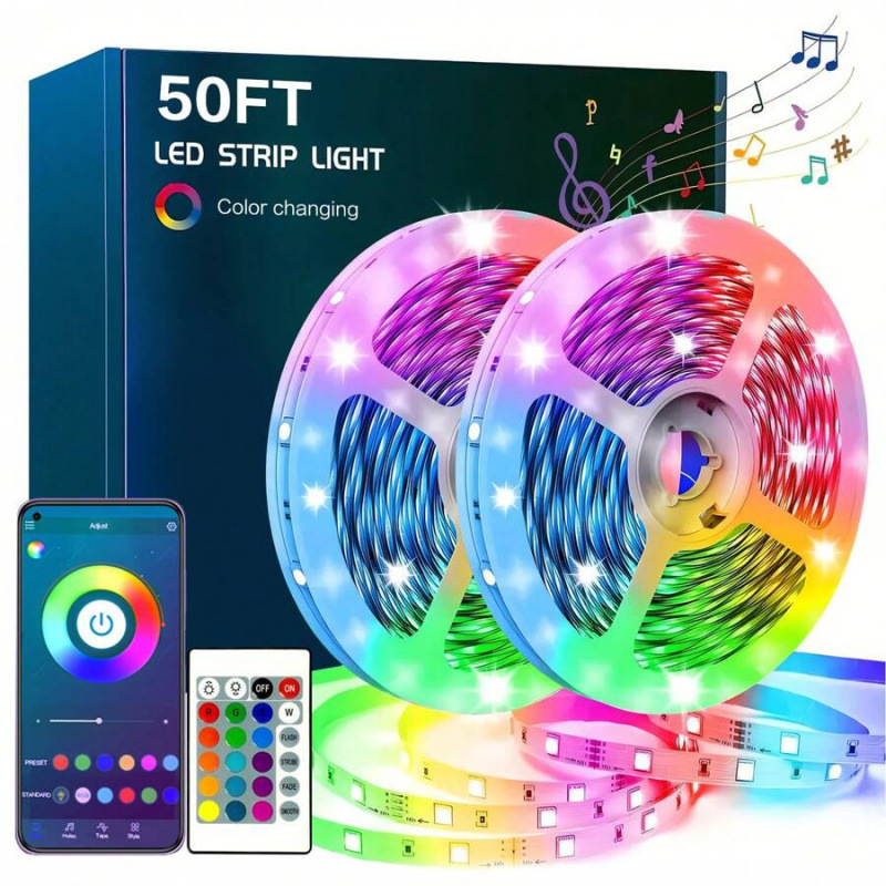 2026 paragraph W7455 new pattern Cross border On behalf of intelligence Color lights apply bedroom music synchronization