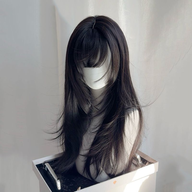 【送料無料 ウィッグ】女性用ウィッグ ハイレベルストレートヘア 有村架純肩丈ヘアフルヘッドウィッグ 女性用|undefined