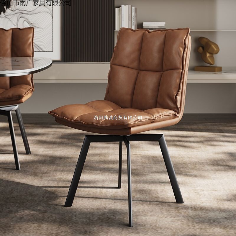 Imported dining chair for home use, with a light luxury feel, simple and rotatable, vintage style, suitable for hotel and restaurant dining tables Imported dining chair for home use, with a light luxury feel, simple and rotatable, vintage style, suitable for hotel and restaurant dining tables