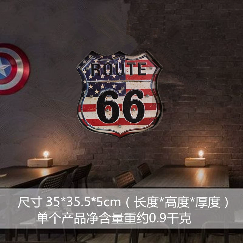 Ретро американское железное настенное украшение, светодиодная полоса и кафе-надписи, бутылка в стиле пива/ попкорна