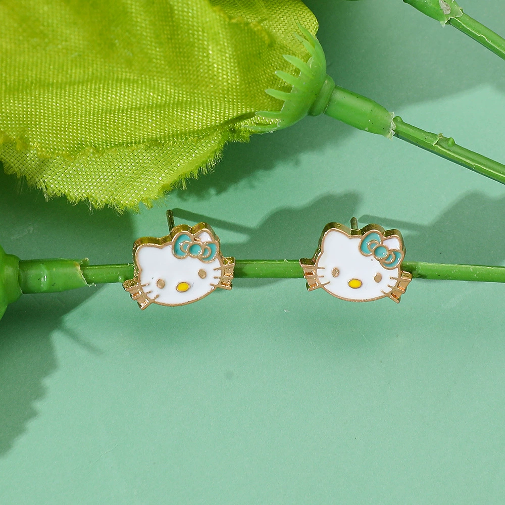 Серьги Hello Kitty, дизайн для отдыха, для импорта, японский и корейский стиль, тренд сезона
