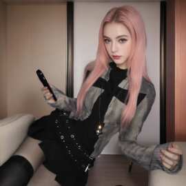 跨境2025新款欧美风十字架设计感长袖T恤拼色修身上衣工厂直销款