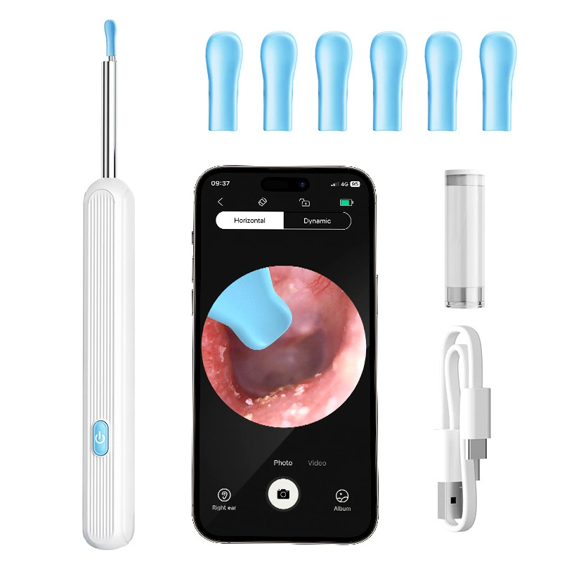 (Cross-border trading), glowing ear picking, wireless silicone CCTV camera