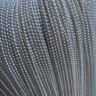 3-4mm Water Drop Punch Natural Freshwater Pearl Necklace DIY Semi-Finished Necklace Zhuji Pearl Necklace