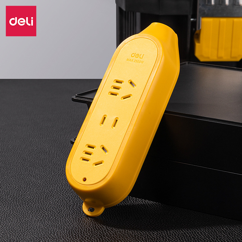 得力LV2021无线插座工程用排插插排不带线插座接线插线板新国标