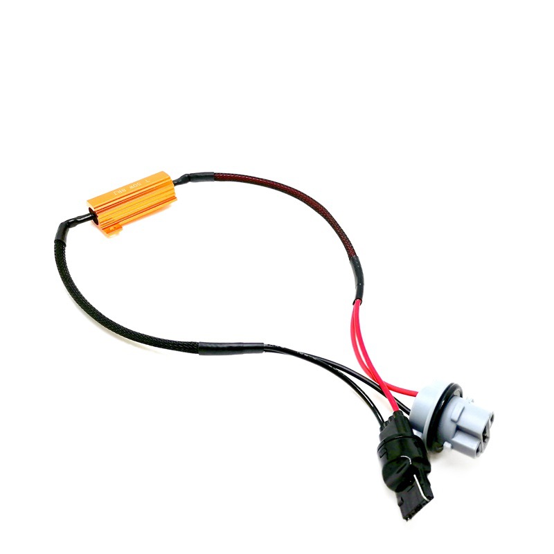 Fábrica al por mayor luz de freno resistor decodificador 7440LED eliminador de fallos de dirección sola línea de decodificación de resistencia