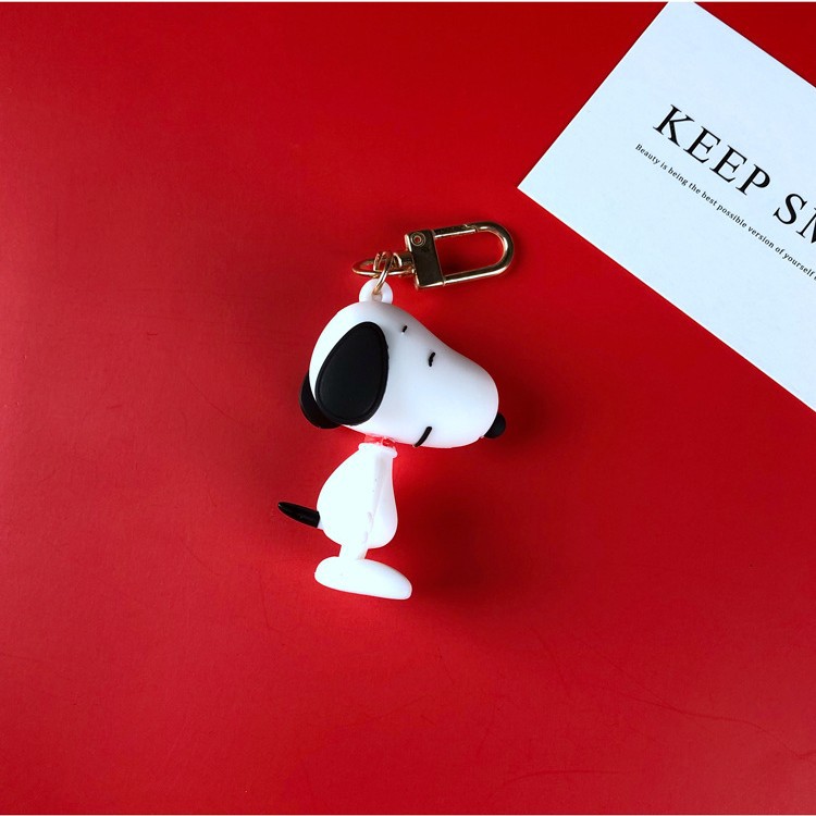 新商品の漫画のスヌーピーチャーリーのキーホルダーの自動車のキーチェーンのかわいい包みのペンダントのゴムのぬいぐるみの贈り物