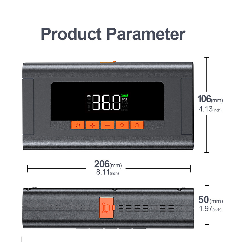 Cross-Border Car Emergency Starting Power Supply Air Pump All-In-One New Multi-Functional Portable Car Power Bank N10