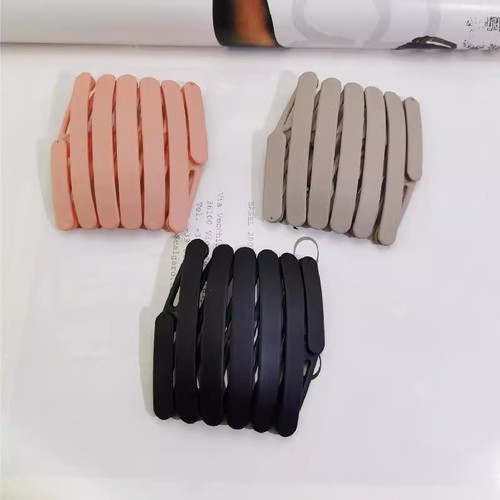 新款伸缩发箍随身携带折叠外出发夹旅行方便携带带齿防滑头箍T