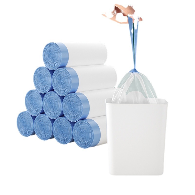 Big automatic handheld plastic durable garbage bag for home use