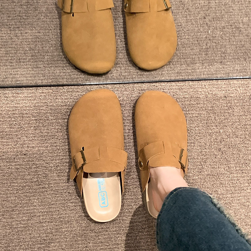 Zapatos Birken para mujeres otoño de 2026 nuevos zapatos de mitad de cabeza de bolsillo con un pie de suela suave mueller zapatos de mitad de soporte para mujeres no cansarse pies