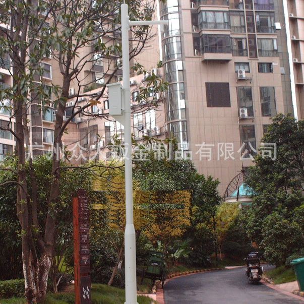电子警察杆交通信号灯杆公园热镀锌监控杆枪机支架4.5米摄像头