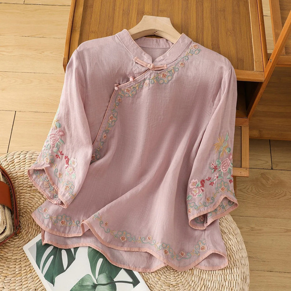 Retro cotton shirt