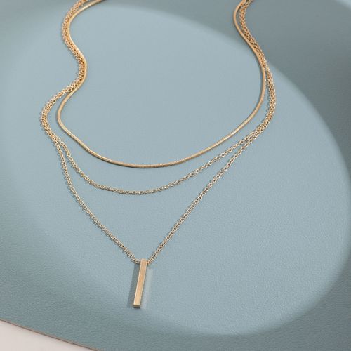 Shein bestseller personalized multi-layer stacking necklace Western cross-border necklace for women small solid pendant choker necklace