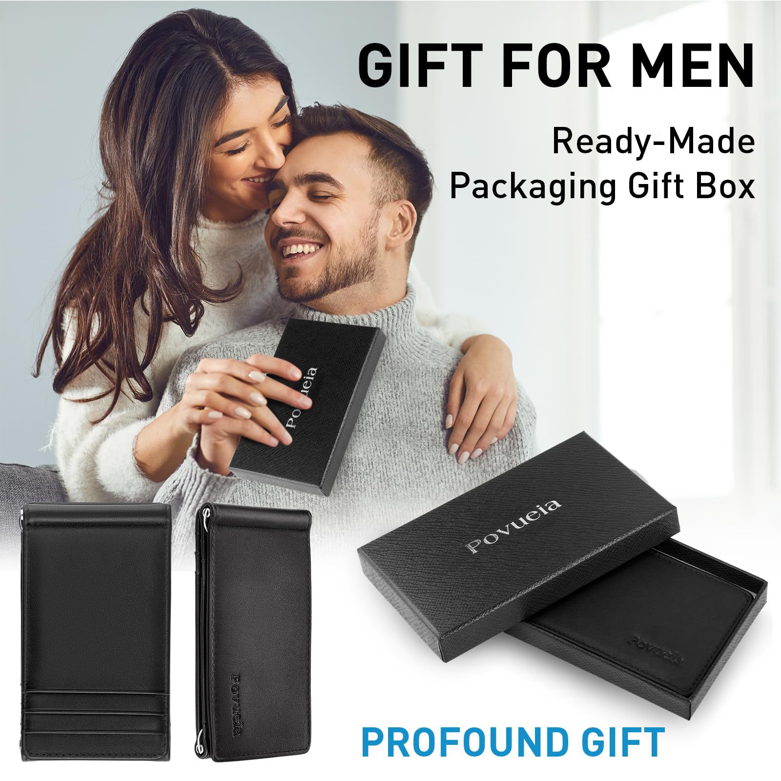 Cross-border plegable Flip nuevo titular de la tarjeta de gran capacidad titular de la tarjeta de acceso antirrobo tarjeta de acceso cubierta protectora billetera de cuero para hombres