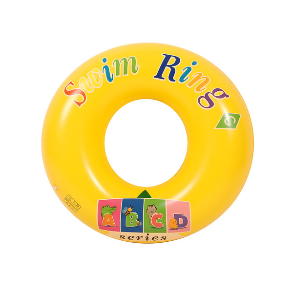 Inflatable cartoon water swimming ring PVC for swimming
