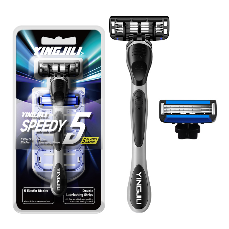English foreign trade single-tail goods Xiaoqinglong razor manual…