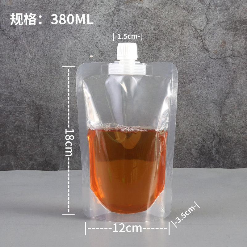 Fabricantes de bolsas de medicina china al por mayor, bolsas de decocción, dispensadores de líquidos desechables, té de hierbas, bolsas de boca transparentes autosuficientes con boca grande