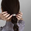 Lens, hair accessory, hairgrip, ponytail, metal advanced hairpins, Japanese and Korean, high-quality style