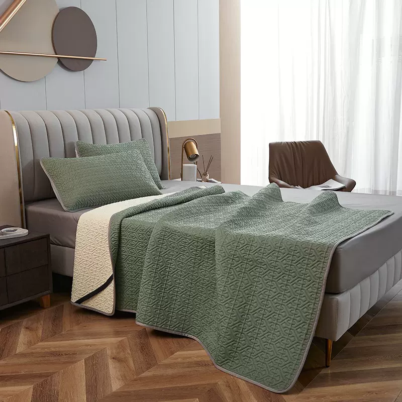 新款泰国M8云母冰丝乳胶凉席三件套夏季高端冰凉丝滑源头工厂批发