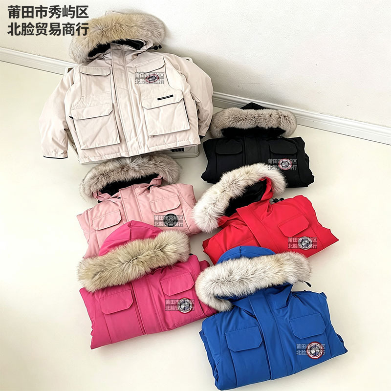 Foreign trade brand “Big Goose” 08 Expedition children’s down jacket, pure original from Putian, thickened for winter, high-quality hooded parka