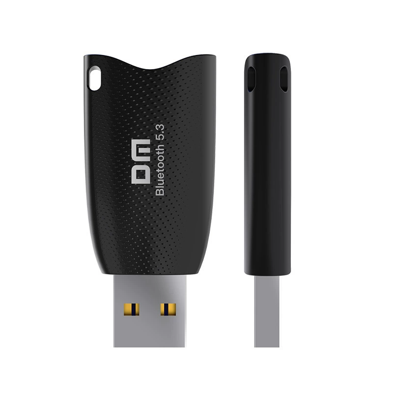 DM USB Bluetooth адаптер 5,3 передатчик Подходит для ноутбука ПК настольного компьютера мышь Клавиатура Аудио