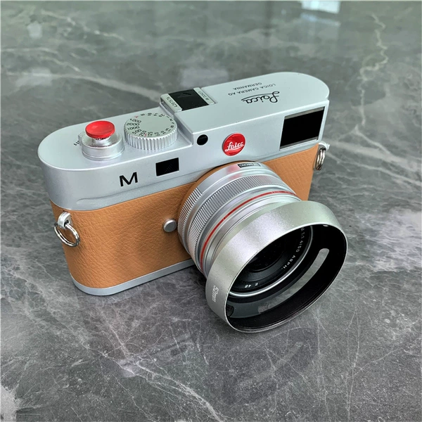 Brown body, Silver covered lens