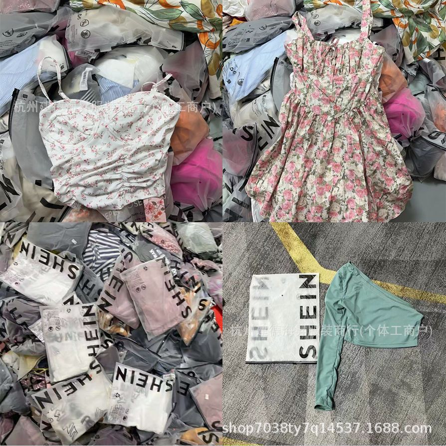 Transfronterizos shein mujeres camisas misceláneas comercio exterior ropa de mujer productos de cola de ropa barata fábrica de ropa al por mayor bajo gabinete