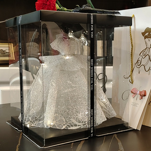 Princess Girl Birthday Gift Wedding Dress Model Hand-Made Toy Holiday Gift for Girlfriend 18 Years Old Coming of Age Ceremony Dress