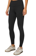 Lululemon SWIFT Yoga Pants Double-Sided Nudist Women's High-Waist Booty Running Tight Ankle Fitness Pants with Labels