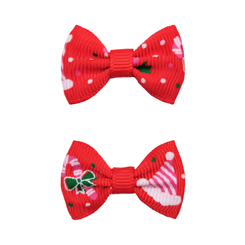 선물 크리스마스 모자 레드