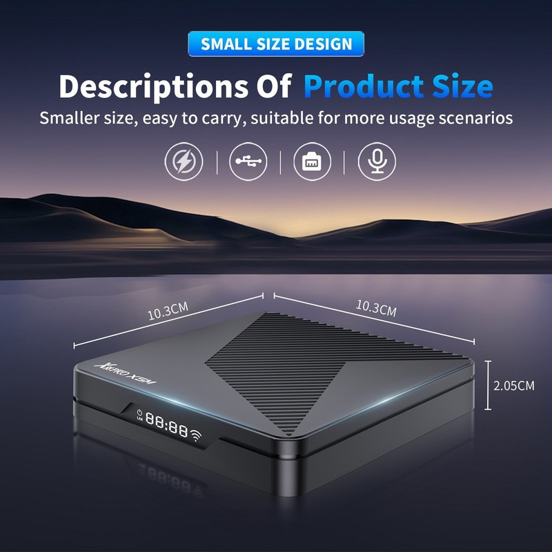 X88 PRO X5M机顶盒S905X5M 安卓14 双频wifi6高清8K电视盒子TVBOX|undefined