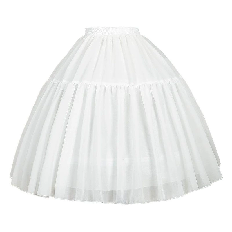 Рыбные Кости Юбка Лолита Мягкая сестра Daily Нижняя юбка для косплея Регулируемая
