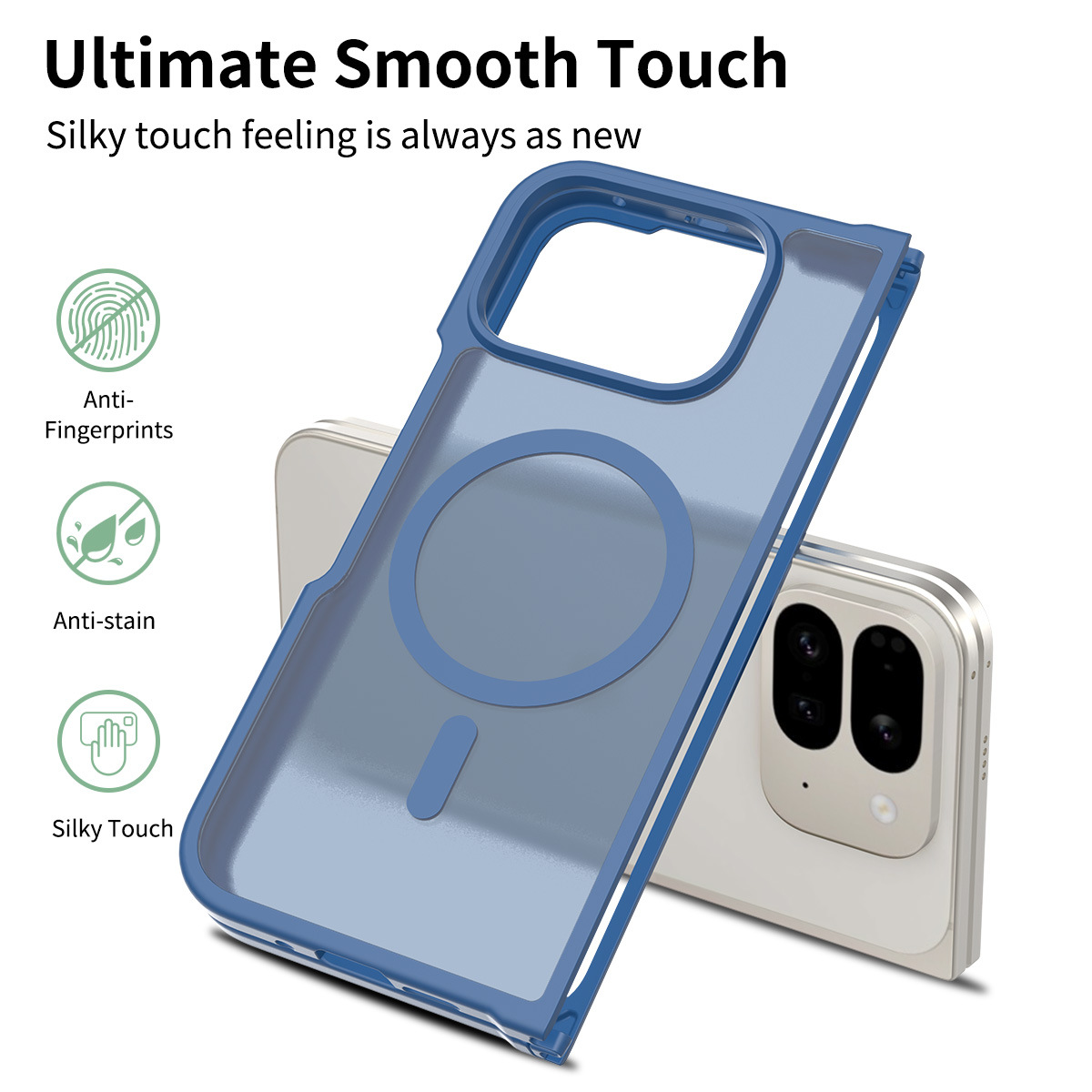 Foreign trade model suitable for Google Pixel 10 profold mobile phone case, left and right folding frosted skin-feel magnetic protective cover