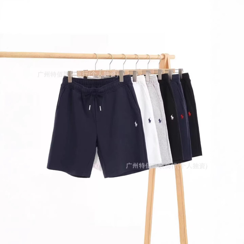 Cross-Border Foreign Trade Pony Embroidered Shorts, Unisex, Summer Sports Casual Loose Versatile Beach Shorts Rl Cross-Border Foreign Trade Pony Embroidered Shorts, Unisex, Summer Sports Casual Loose Versatile Beach Shorts Rl