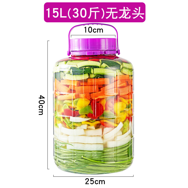 15kg 수도꼭지 없음, 투명