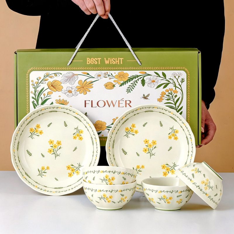 Ceramic Bowl and Plate Tableware Gift Box Set, Corporate Gift for Clients, Thank You Gift Set, Bowl Set for Team Building, Party Raffle, Gift for Employees Ceramic Bowl and Plate Tableware Gift Box Set, Corporate Gift for Clients, Thank You Gift Set, Bowl Set for Team Building, Party Raffle, Gift for Employees