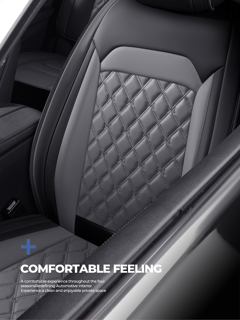 24 years of cross-border leather Amazon foreign trade full leather diamond car cushion four-season cushion five-seat all-inclusive seat cover cushion