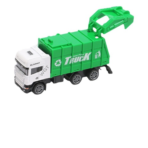 Child Garbage Truck Toy Simulation Alloy Sorting Sanitation Car Boy Engineering Car Model Sweeping Car Cleaning Car