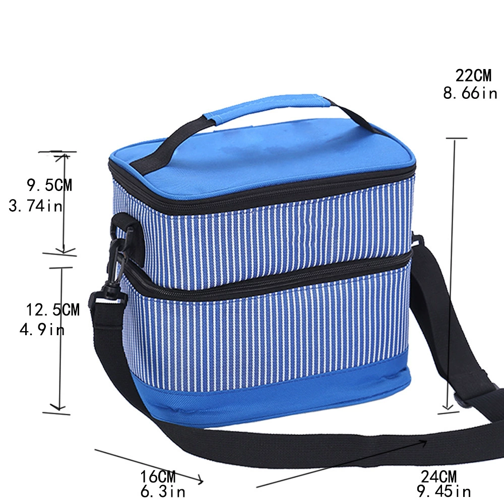 Warm thermal bag, capacious handheld lunch box, travel purse, direct factory sales