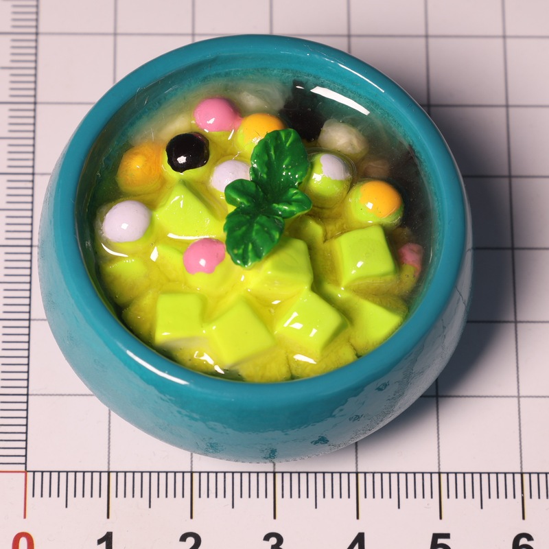 跨境夏日立体食物冰箱贴食玩冰粉爆爆珠树脂冰箱磁性贴装饰品批发|undefined