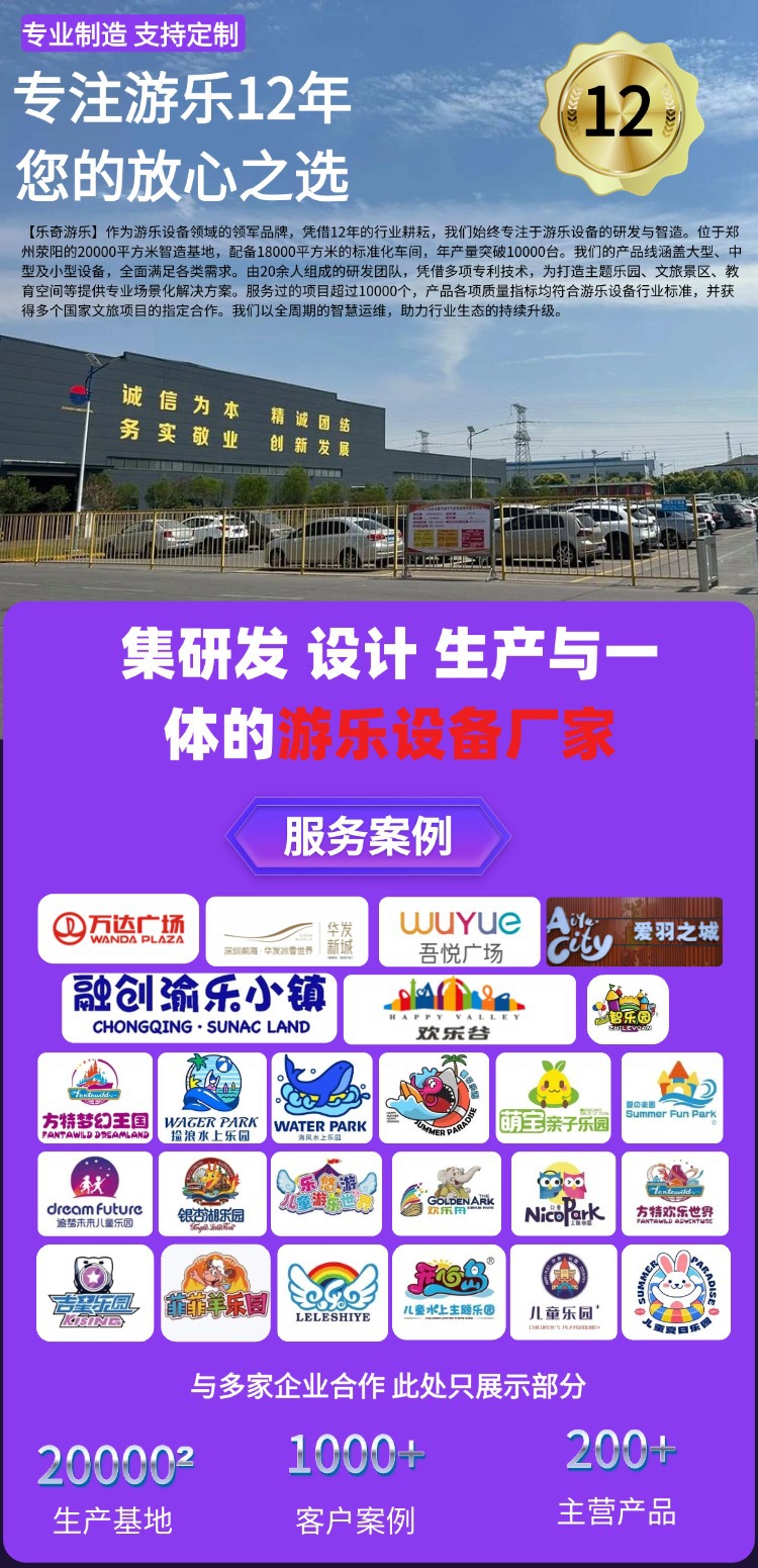Tourist Train for Outdoor Amusement Park