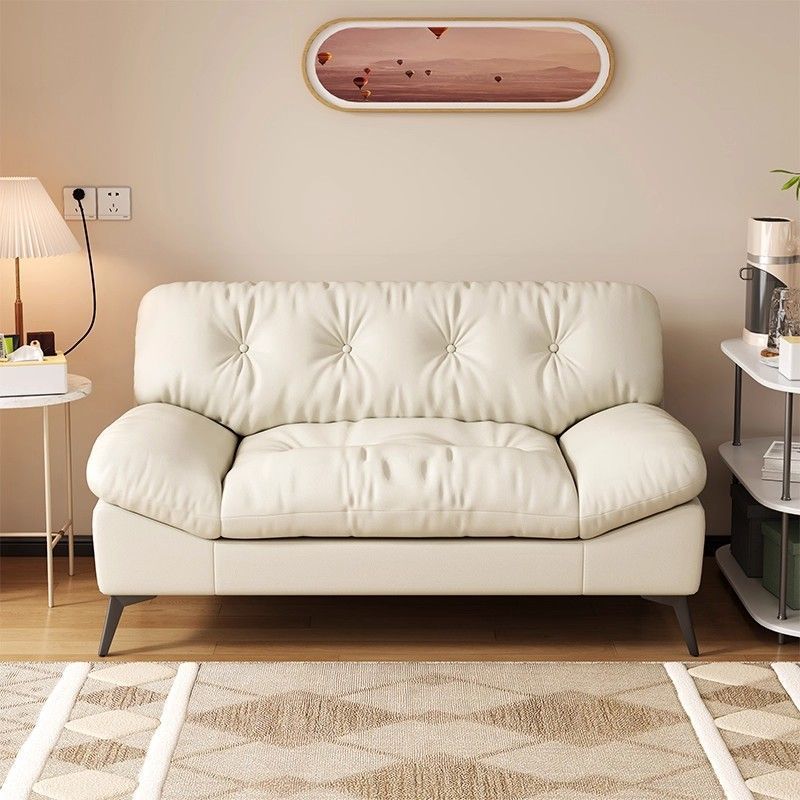 Cloud Sofa Small Apartment Rental House Cream Style Living Room Sofa Bed Rental House Lazy Sofa Double Three Person
