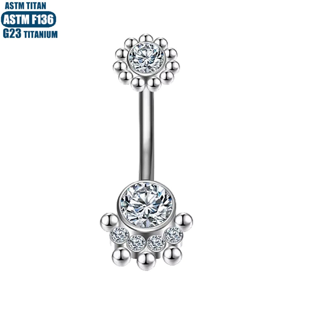 Silver pointed spike labret stud material detail
