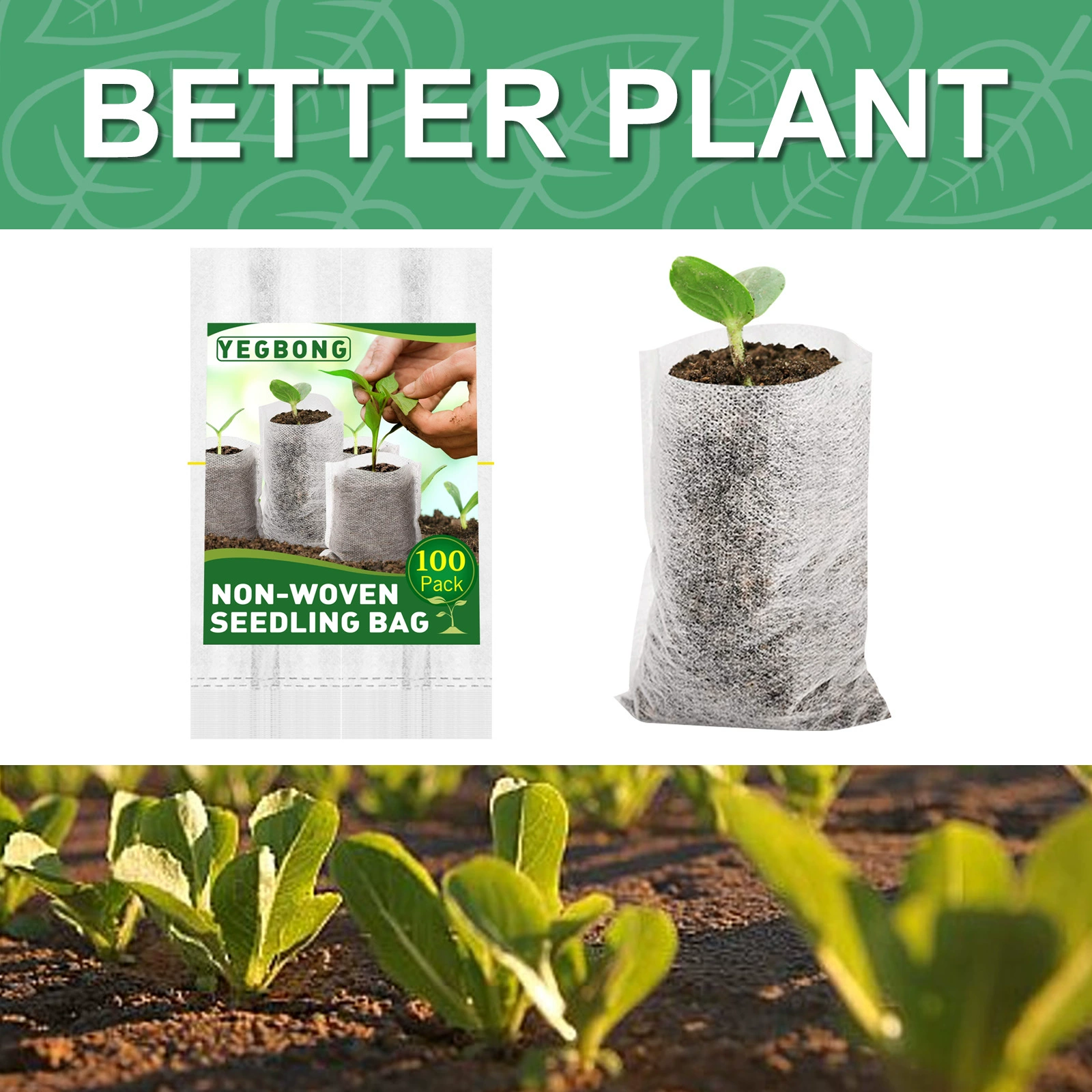 Посадки Мешок Завод Мешок Красоты Мешка Завода Садоводство Портативный Питания Детские Мешок Водопоглощающий Дышащий