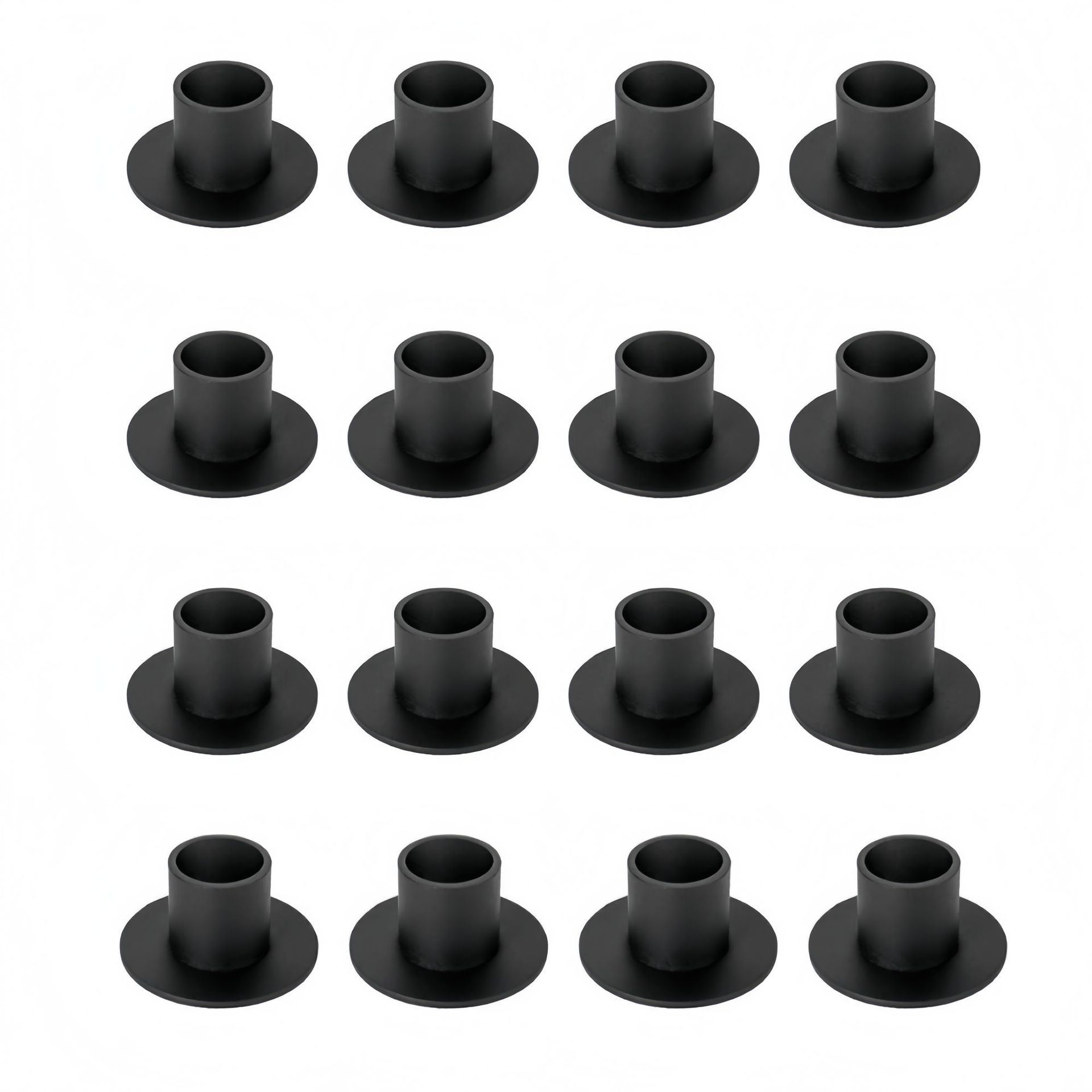 Candelabro de mesa de comedor de hierro europeo, candelabro de boda, comercio electrónico transfronterizo, candelabro pequeño redondo, adornos, pedestal de vela de poste negro