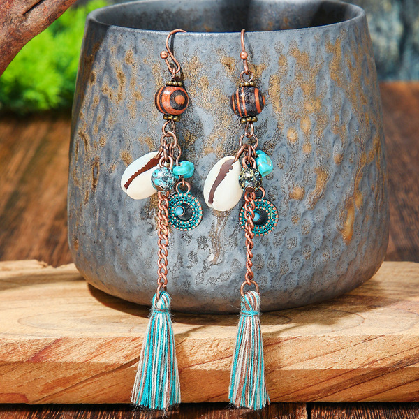 retro ethnic fashionable earrings