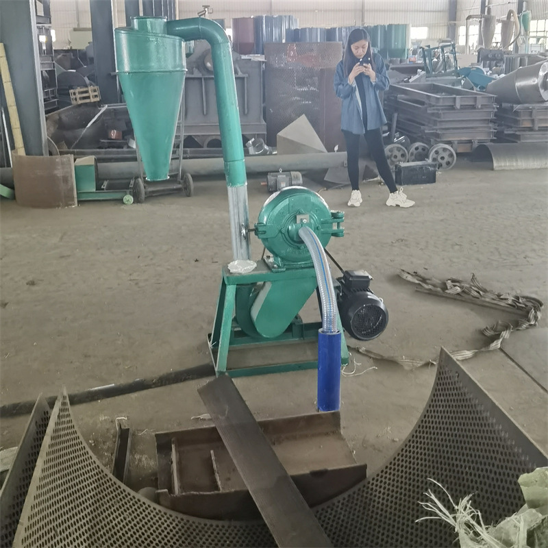 自吸上料齿盘粉碎机 玉米豌豆荞麦磨面机 电动高速一风吹小钢磨