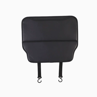 Car seat back anti-kick pad, universal rear seat anti-kick pad, child protection pad, storage bag, car anti-kick pad (Chair back anti-kick pad) - black