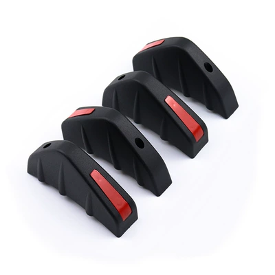 surround rear spoiler trim — Spoiler - a-black-red-cover-4-pack